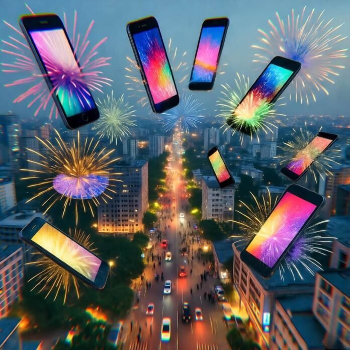 Overhead Mumbai rush with explosive ad fireworks.Overhead Mumbai rush with explosive ad fireworks. Overhead Mumbai rush with explosive ad fireworks.