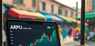 How to Maximize ARPU (Average Revenue Per User) for Your App Messy desk, ARPU charts, chai mug, market view.