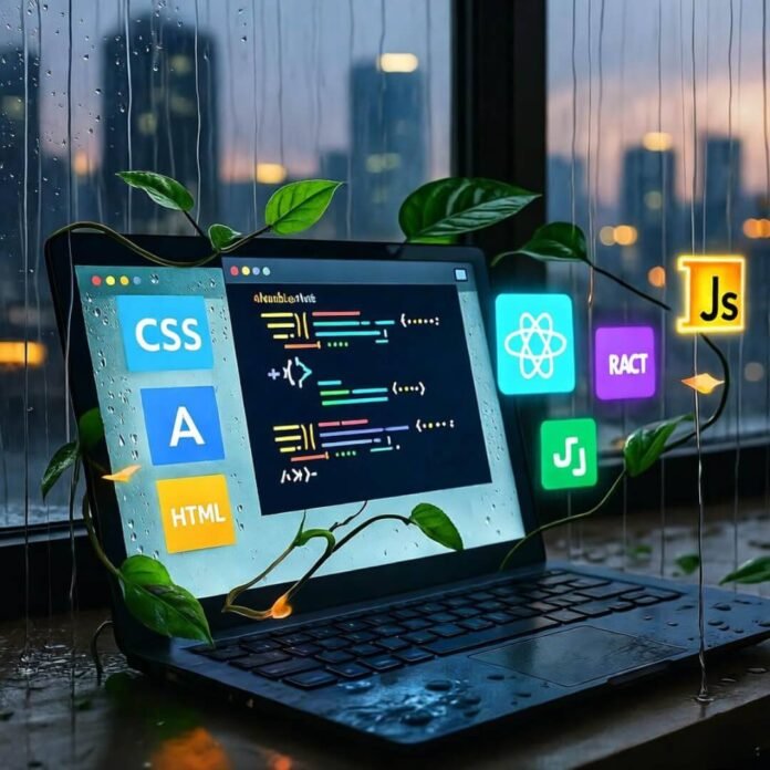 "Glitchy app dev tools in monsoon Mumbai chaos." "Glitchy app dev tools in monsoon Mumbai chaos."