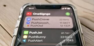 Push Notification Tools Compared: Which Works Best in 2025? Overwhelmed expat fumbling phone in train chaos