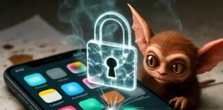 App Permissions: My Paranoid Wake-Up Call in India Cracked phone with gremlin, chai-stained desk.