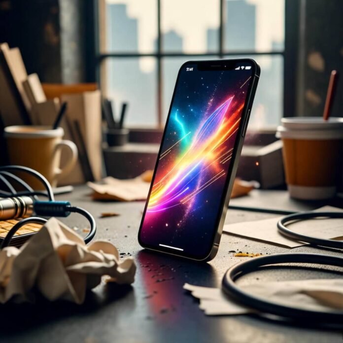 Futuristic mobile app trends on a messy Seattle desk. Futuristic mobile app trends on a messy Seattle desk.